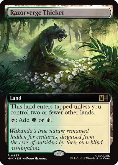Razorverge Thicket Extended Art