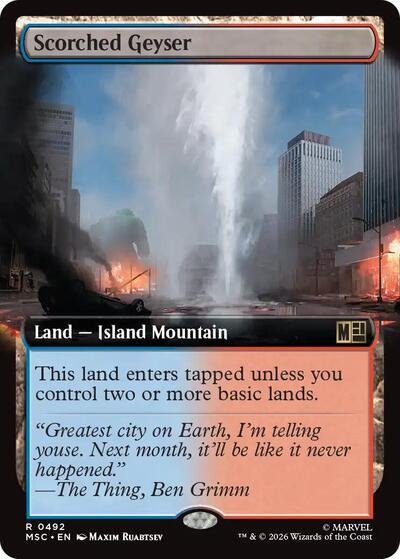 Scorched Geyser Extended Art