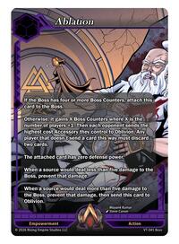Ablation - Alpha Clash The Vault Trials trading card