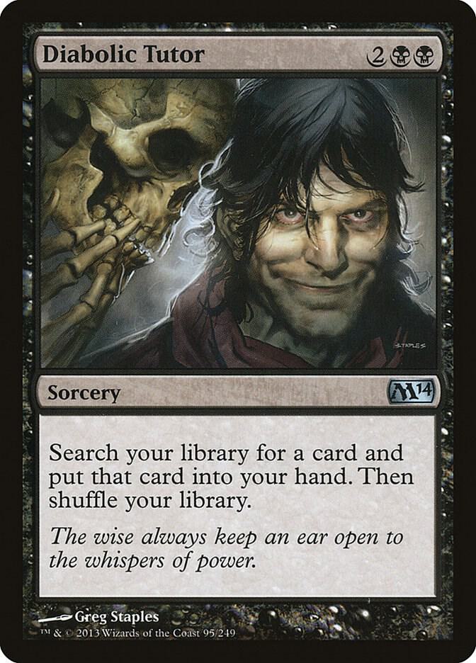 Diabolic Tutor - Magic 2014 (M14) - Magic: The Gathering