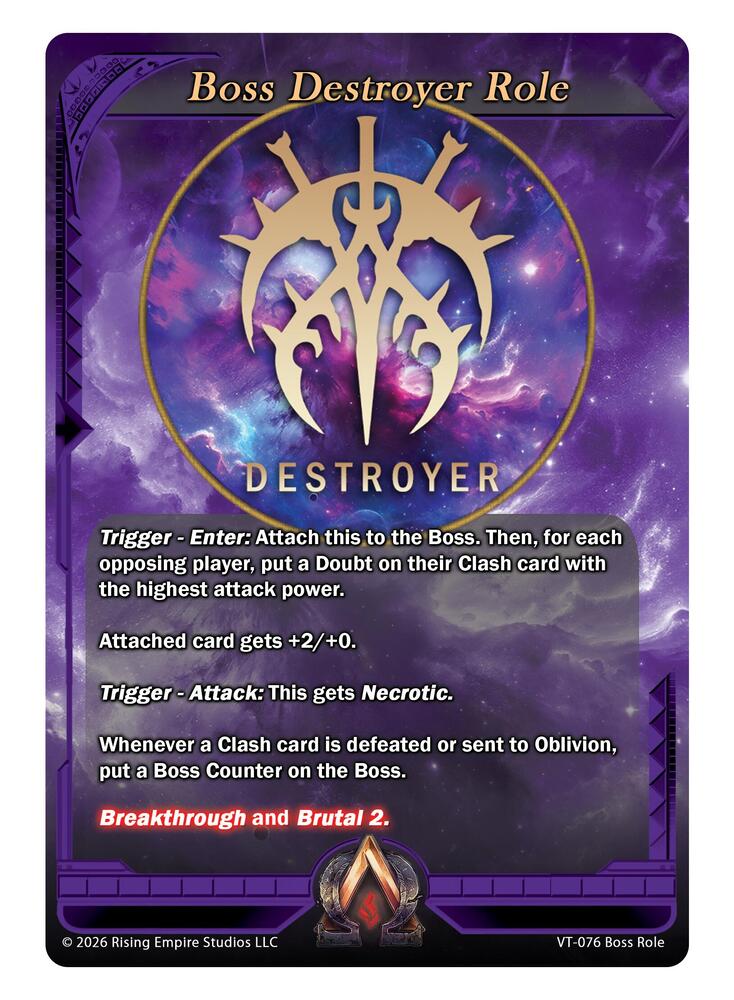 Boss Destroyer Role Card
