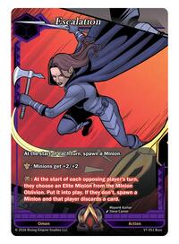 Escalation - Alpha Clash The Vault Trials trading card
