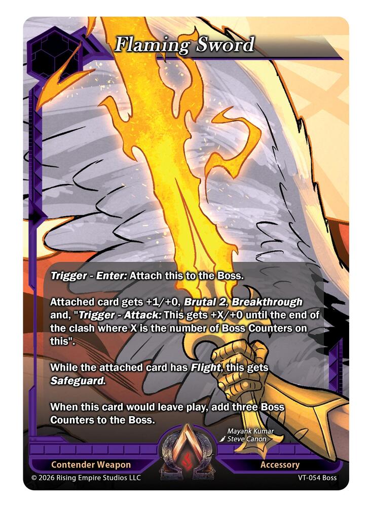 Flaming Sword