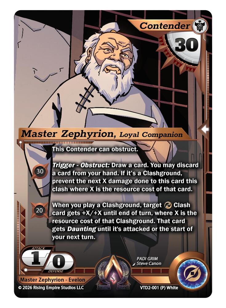 Master Zephyrion, Loyal Companion
