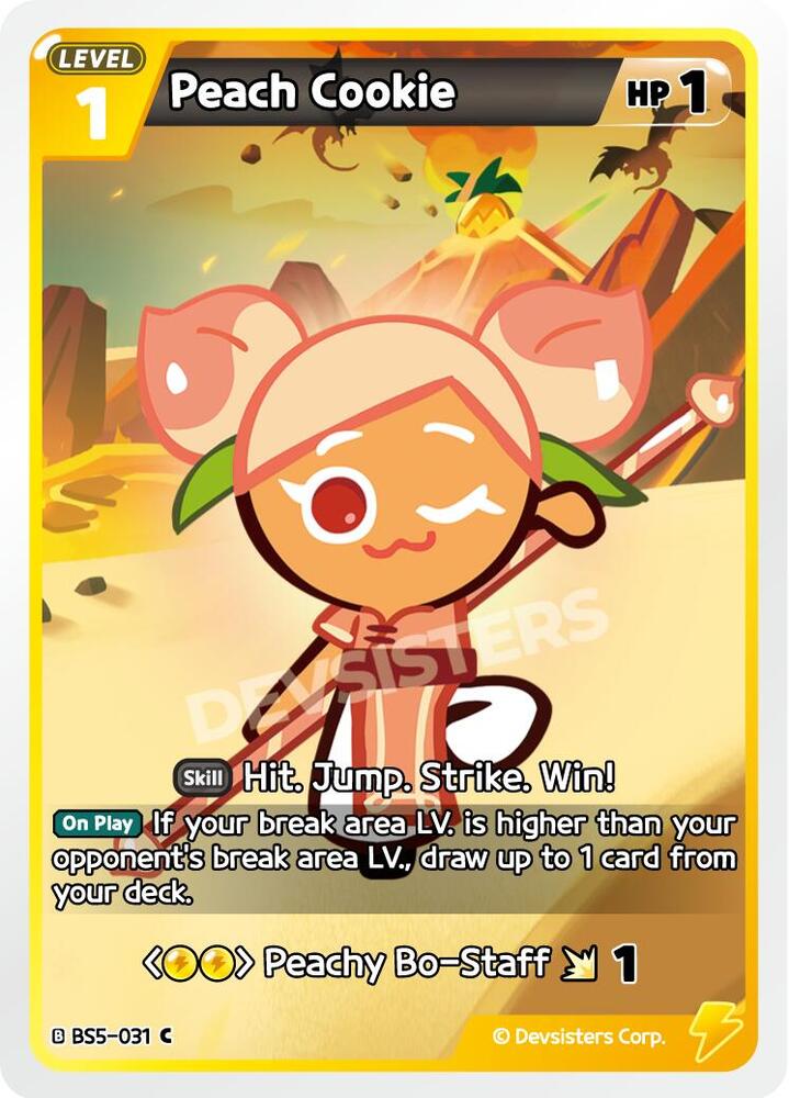 Peach Cookie - Arena of Glory - CookieRun: Braverse TCG