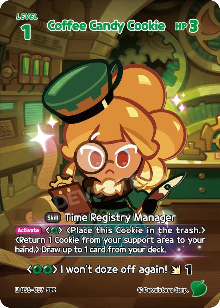 Coffee Candy Cookie (057) (SEC) - Arena of Glory - CookieRun