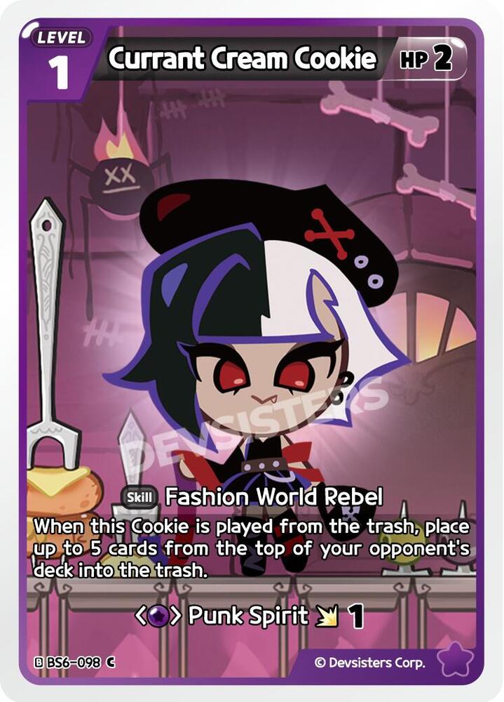 Currant Cream Cookie - Arena of Glory - CookieRun: Braverse TCG