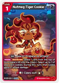 Nutmeg Tiger Cookie #BS7-001 from Arena of Glory Pokemon card image