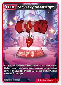 Scovilsky Manuscript #BS7-020 from Arena of Glory Pokemon card image