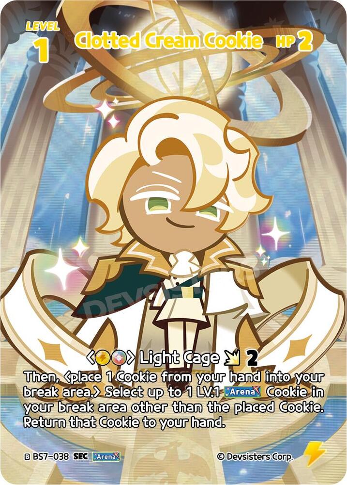 Clotted Cream Cookie (SEC) - Arena of Glory - CookieRun: Braverse
