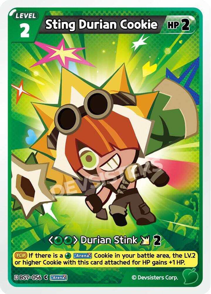 Sting Durian Cookie - Arena of Glory - CookieRun: Braverse TCG