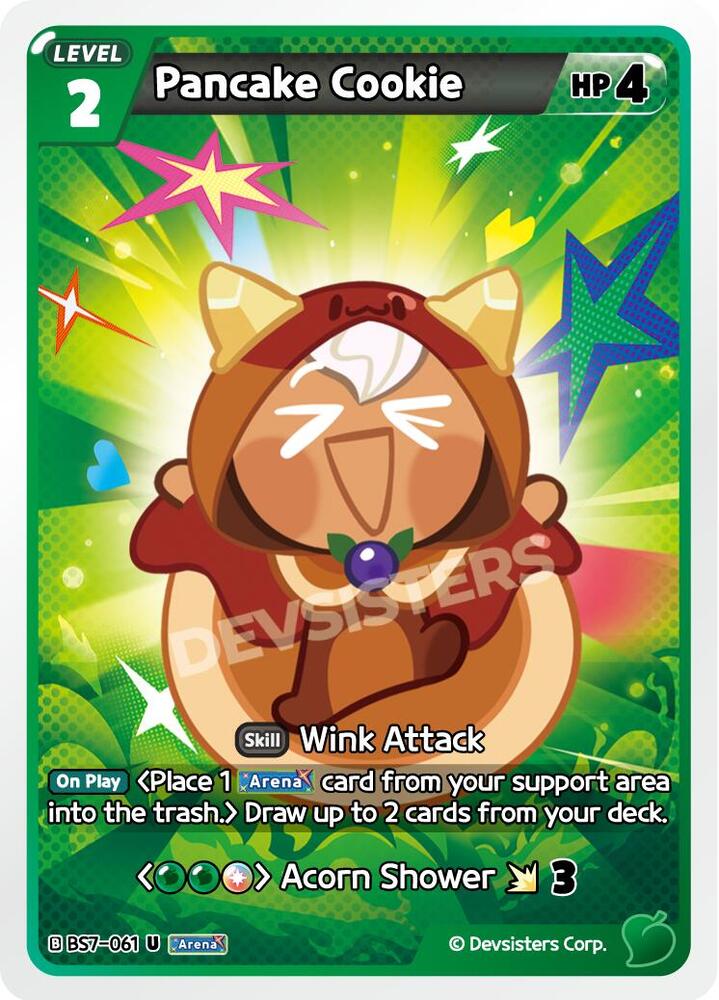 Pancake Cookie (U) - Arena of Glory - CookieRun: Braverse TCG