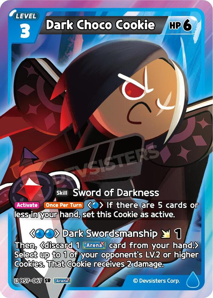 Dark Choco Cookie (067) - Arena of Glory - CookieRun: Braverse TCG