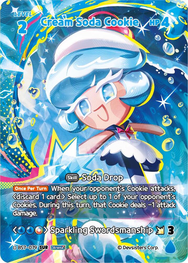 Cream Soda Cookie (SUR) - Arena of Glory - CookieRun: Braverse TCG