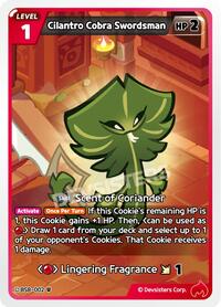 Cilantro Cobra Swordsman #BS8-002 from A Game of Truth and Deceit Pokemon card image