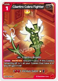 Cilantro Cobra Fighter #BS8-003 from A Game of Truth and Deceit Pokemon card image