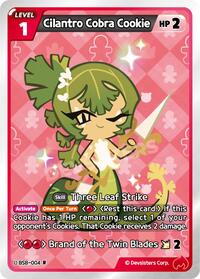 Cilantro Cobra Cookie #BS8-004 from A Game of Truth and Deceit Pokemon card image