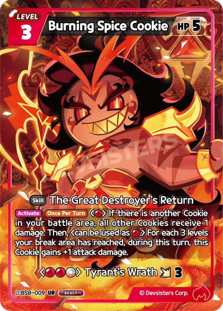 ハンスンウ　トレカ　スンウ　カード Burning Spice Cookie - A Game of Truth and Deceit - CookieRun