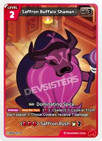 Saffron Buffalo Shaman #BS8-011 from A Game of Truth and Deceit Pokemon card image