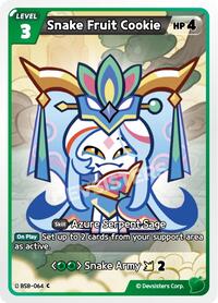 Snake Fruit Cookie #BS8-064 from A Game of Truth and Deceit Pokemon card image