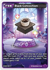Black Concoction #BS8-121 from A Game of Truth and Deceit Pokemon card image