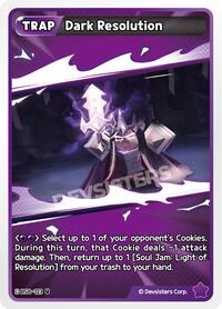 Dark Resolution #BS8-123 from A Game of Truth and Deceit Pokemon card image