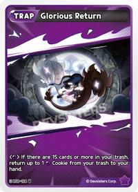 Glorious Return #BS8-124 from A Game of Truth and Deceit Pokemon card image
