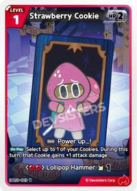 Strawberry Cookie (Ver. 1) #BS9-003 from A Game of Truth and Deceit Pokemon card image