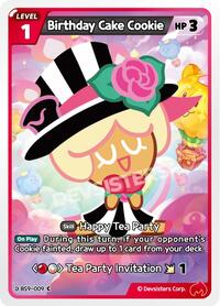 Birthday Cake Cookie #BS9-009 from A Game of Truth and Deceit Pokemon card image