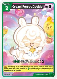 Cream Ferret Cookie #BS9-053 from A Game of Truth and Deceit Pokemon card image