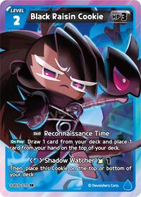 Black Raisin Cookie #BS9-077 from A Game of Truth and Deceit Pokemon card image