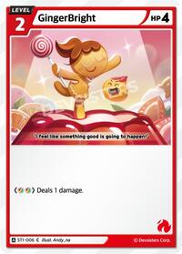 GingerBright (006) (Ver. 1) #ST1-006 from Starter Deck Assortment 1 Pokemon card image