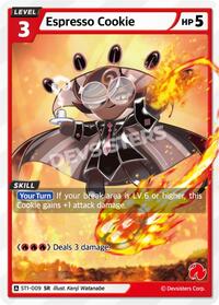 Espresso Cookie #ST1-009 from Starter Deck Assortment 1 Pokemon card image