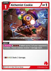 Alchemist Cookie #ST1-010 from Starter Deck Assortment 1 Pokemon card image