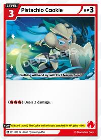 Pistachio Cookie #ST1-015 from Starter Deck Assortment 1 Pokemon card image
