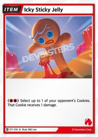 Icky Sticky Jelly #ST1-016 from Starter Deck Assortment 1 Pokemon card image