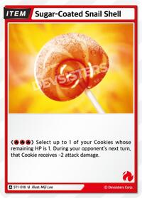 Sugar-Coated Snail Shell #ST1-018 from Starter Deck Assortment 1 Pokemon card image