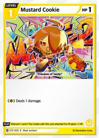 Mustard Cookie #ST2-005 from Starter Deck Assortment 1 Pokemon card image