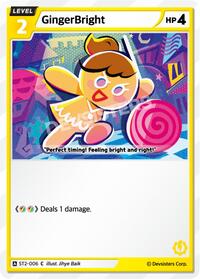 GingerBright (006) (Ver. 2) #ST2-006 from Starter Deck Assortment 1 Pokemon card image