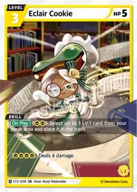 Eclair Cookie #ST2-008 from Starter Deck Assortment 1 Pokemon card image