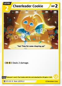 Cheerleader Cookie #ST2-012 from Starter Deck Assortment 1 Pokemon card image