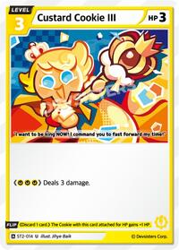 Custard Cookie III #ST2-014 from Starter Deck Assortment 1 Pokemon card image