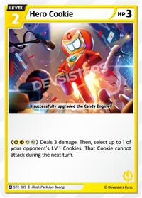 Hero Cookie #ST2-015 from Starter Deck Assortment 1 Pokemon card image