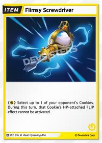 Flimsy Screwdriver #ST2-016 from Starter Deck Assortment 1 Pokemon card image