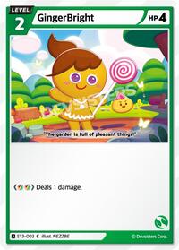 GingerBright (003) #ST3-003 from Starter Deck Assortment 1 Pokemon card image