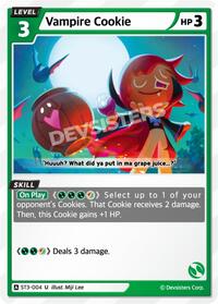 Vampire Cookie #ST3-004 from Starter Deck Assortment 1 Pokemon card image