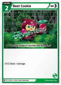 Beet Cookie #ST3-006 from Starter Deck Assortment 1 Pokemon card image