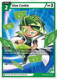 Aloe Cookie #ST3-010 from Starter Deck Assortment 1 Pokemon card image