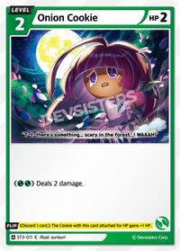 Onion Cookie #ST3-011 from Starter Deck Assortment 1 Pokemon card image