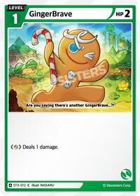 GingerBrave (012) #ST3-012 from Starter Deck Assortment 1 Pokemon card image
